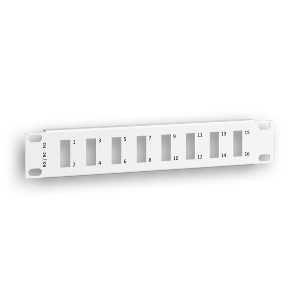 RAQUITED 10’’ EMPTY PANEL F/ 8 FO 1U