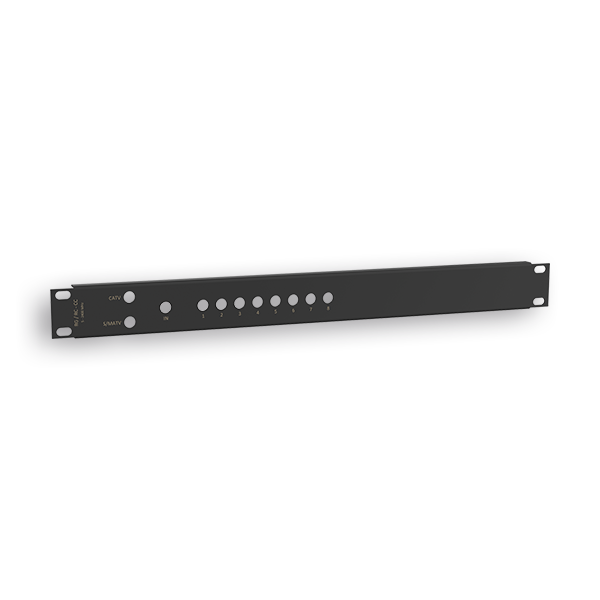 PANEL RAQUITED 19'' P/ CC4/CC6/CC8 NEGRO 1U