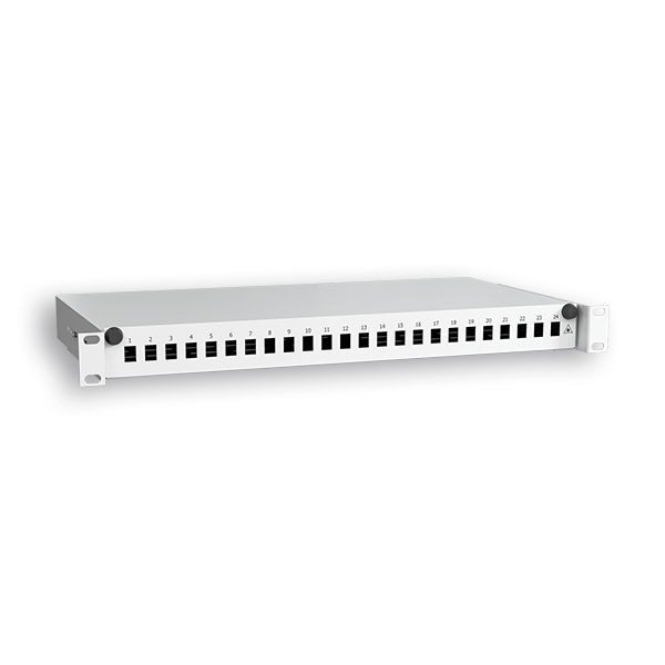 PANEL RAQUITED 19” GAVETA P/24 FO BLANCO 1U