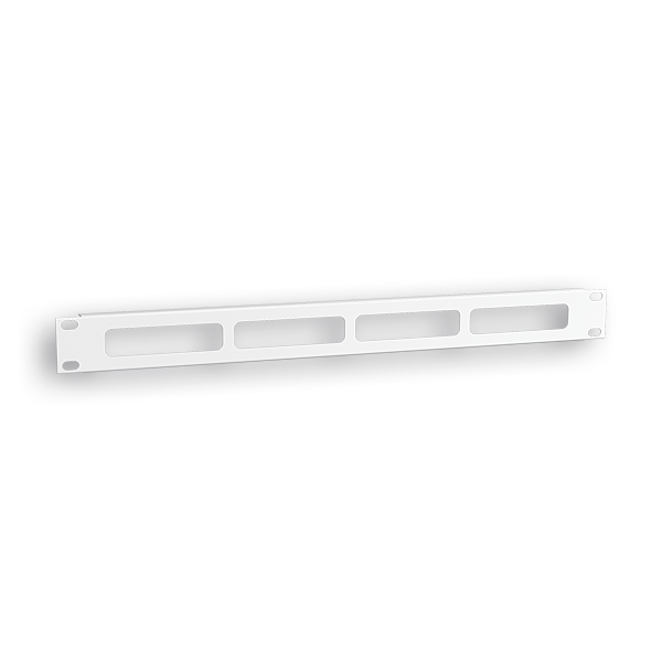 PANEL RAQUITED 19'' PASACABLES BLANCO 1U