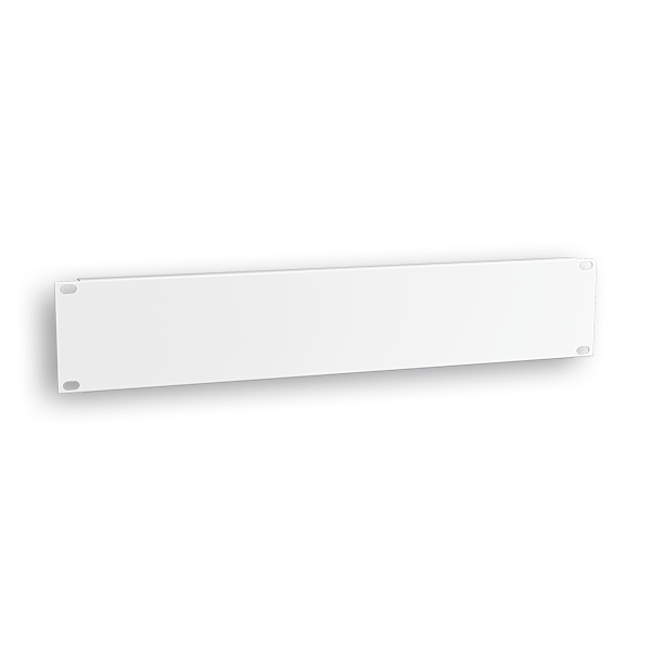 PANEL RAQUITED 19'' CIEGO BLANCO 2U
