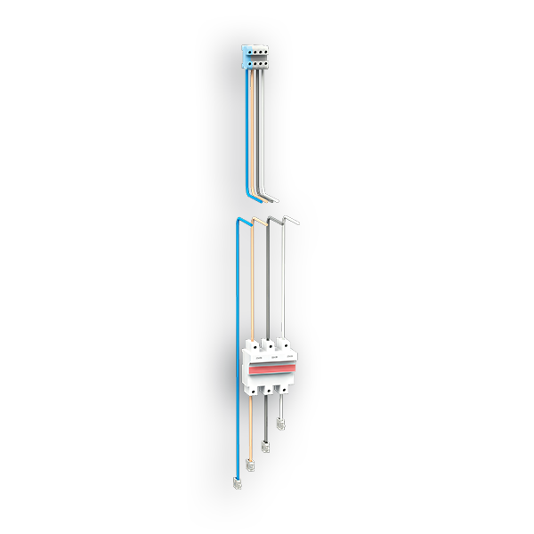 CONJ APAR 14X51 3P + BORNES TRIF CCT ALTA