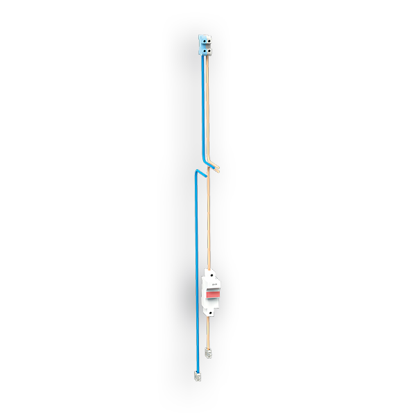 ENSEMBLE APPAR 14x51 1P+BORNES MON CCT HAUTE
