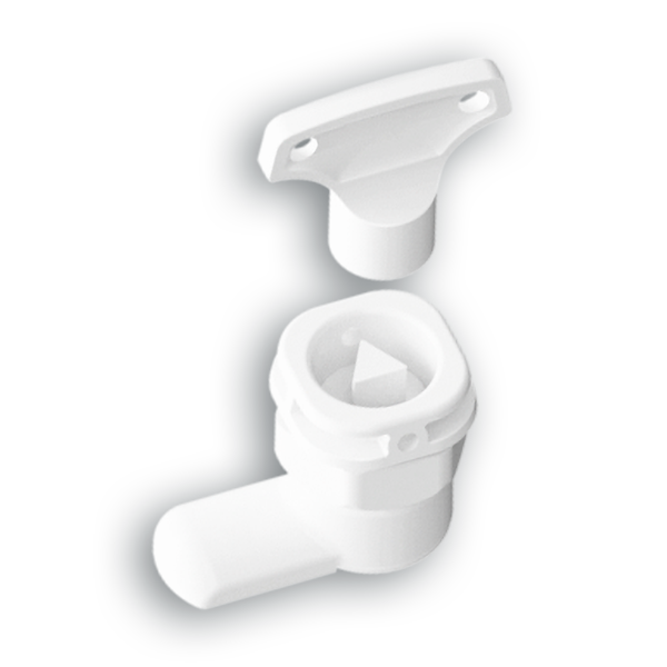 FECHADURA TRIANG PLÁSTICO T10mm C/CHAVE
