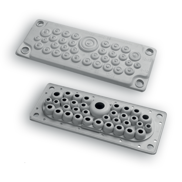 PLAQUE PASSE-CÂBLE IP65 35 ENT