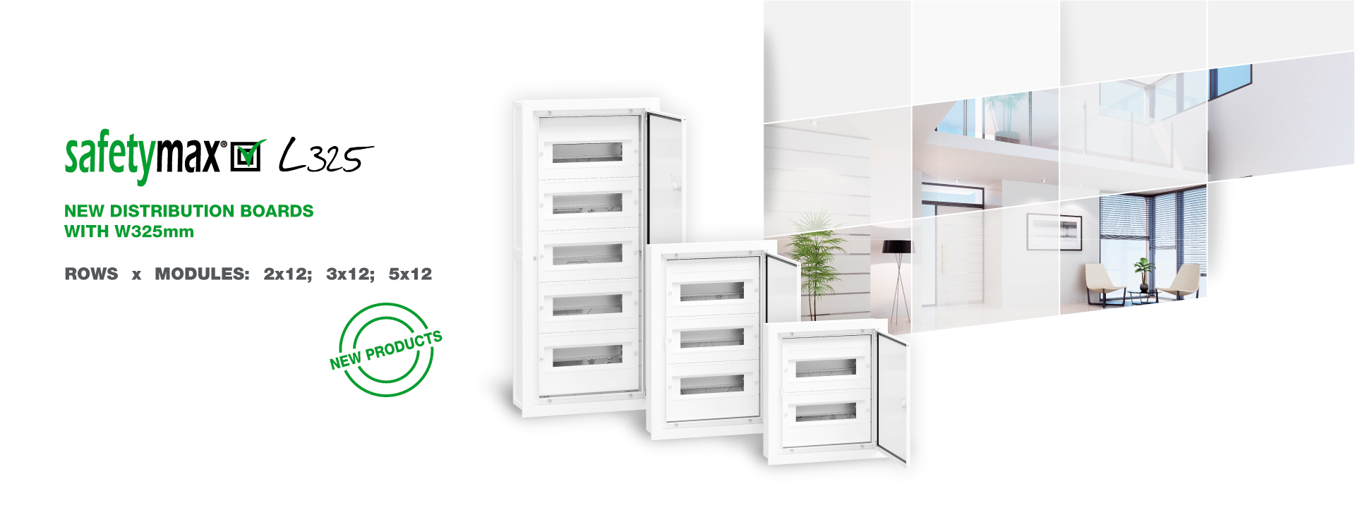 disribution boards class II insulation aluminum frame and door quiterios safetymax